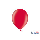 Воздушные шары Strong Balloons 27см, Металлик Красный Мак (1 шт. / 100 шт.)