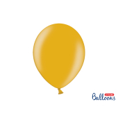 Spēcīgi baloni 30 cm, metālisks zelts (1 pkt / 100 gab.)