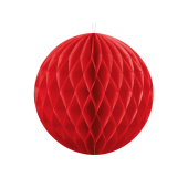 Šūnveida bumba, sarkana, 10 cm