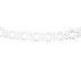 Paper garland Skulls, white, 3m Paper garland Skulls, white, 3m