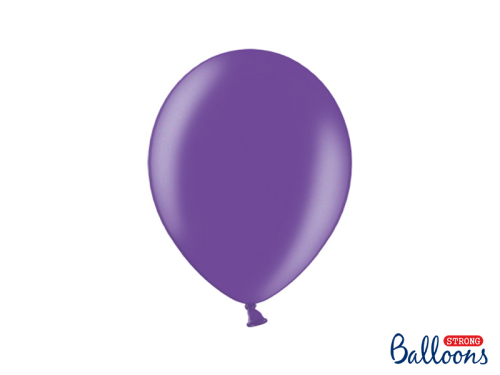 Spēcīgi baloni 27 cm, metāla violeti (1 gab. / 10 gab.) Spēcīgi baloni 27 cm, metāla violeti (1 gab. / 10 gab.)