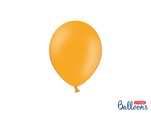 Spēcīgi baloni 12 cm, pasteļkrāsas mandarīnu oranžs (1 pkt / 100 gab.)