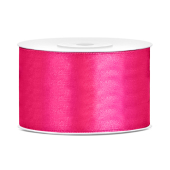 Satin Ribbon, dark pink, 38mm/25m
