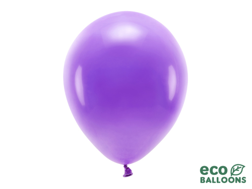 Eko baloni 30 cm pasteļtoņi, violeti (1 gab. / 10 gab.)