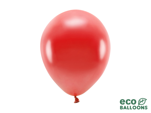 Eko baloni 26 cm metāliski, sarkani (1 gab. / 100 gab.)