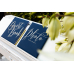 Guest Book, 20x24.5cm, navy blue, 22 pages