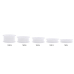 Chiffon Ribbon, white, 12mm/25m (1 pc. / 25 lm)