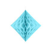 Honeycomb Diamond, light sky-blue, 20cm