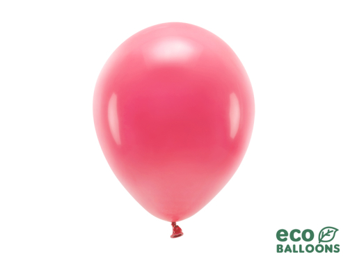 Eko baloni 26 cm pasteļi, gaiši sarkani (1 gab. / 10 gab.)