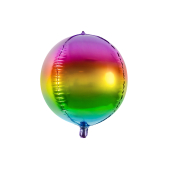 Folija balona varavīksnes bumba, 40 cm