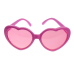 Glasses Hearts, pink Glasses Hearts, pink
