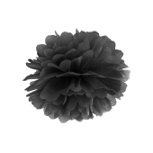 Saldpapīrs Pompons, melns, 25cm