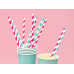 Paper Straws, dark pink, 19.5cm (1 pkt / 10 pc.) Paper Straws, dark pink, 19.5cm (1 pkt / 10 pc.)