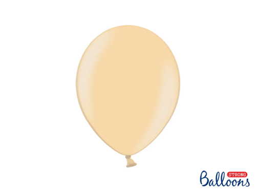 Spēcīgi baloni 27 cm, metāliski spilgti oranžs (1 gab. / 50 gab.)