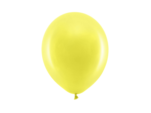 Радужные шары 23см пастель, желтые (1 шт. / 100 шт.)