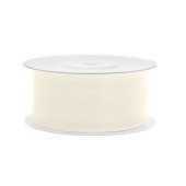 Chiffon Ribbon, light cream, 38mm/25m