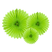 Tissue fan, green apple, 20-40cm (1 pkt / 3 pc.)