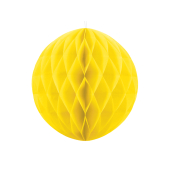 Сотовый шар, желтый, 30см