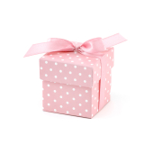 Boxes with dots, pink (1 pkt / 10 pc.)