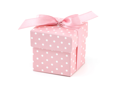 Boxes with dots, pink (1 pkt / 10 pc.) Boxes with dots, pink (1 pkt / 10 pc.)