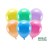 Eko baloni 26 cm, metāliski, sajauc (1 gab. / 100 gab.)