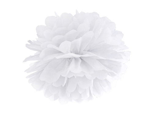Saldpapīrs Pompons, balts, 35cm Saldpapīrs Pompons, balts, 35cm