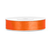 Satin Ribbon, orange, 12mm/25m (1 pc. / 25 lm)
