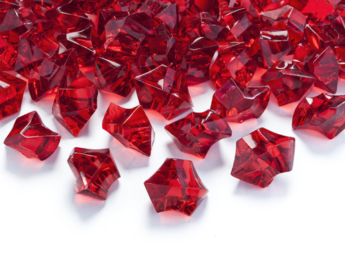 Crystal ice, red wine, 25 x 21mm (1 pkt / 50 pc.)