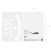 Wedding day car sticker - All you need is love, 33x45cm