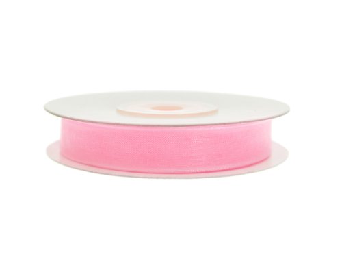 Chiffon Ribbon, light pink, 6mm/25m Chiffon Ribbon, light pink, 6mm/25m