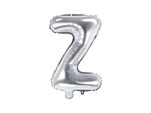 Foil Balloon Letter "Z", 35cm, silver Foil Balloon Letter "Z", 35cm, silver