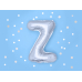 Foil Balloon Letter "Z", 35cm, silver Foil Balloon Letter "Z", 35cm, silver