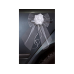 Bows with a rose, white, 18cm (1 pkt / 2 pc.)