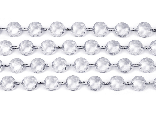 Crystal garland, colourless, 1m Crystal garland, colourless, 1m
