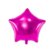 Folija balona zvaigzne, 48 cm, tumši rozā