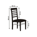 Matt fabric chair cover, white Matt fabric chair cover, white