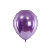 Глянцевые воздушные шары 30см, фиолетовые (1 шт. / 50 шт.)