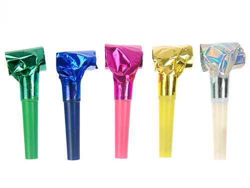 Holographic whistles, mix (1 pkt / 20 pc.)
