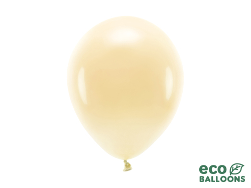 Eko baloni 26 cm pasteļtoņi, gaiši persiki (1 gab. / 100 gab.)