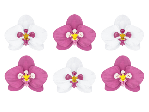 Papīra rotājumi Aloha - orhidejas Papīra rotājumi Aloha - orhidejas