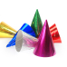Hologrāfiskas ballīšu cepures, mix, 16cm (1 pkt / 120 gab.) Hologrāfiskas ballīšu cepures, mix, 16cm (1 pkt / 120 gab.)