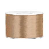 Satin Ribbon, light gold, 38mm/25m (1 pc. / 25 lm)