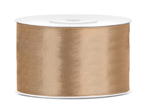 Satin Ribbon, light gold, 38mm/25m (1 pc. / 25 lm)