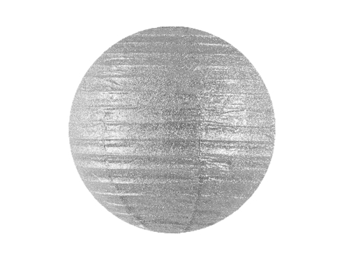 Mirdzoša laterna, sudraba, 45cm