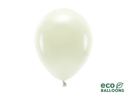 Eko baloni 26 cm pastelis, krēms (1 gab. / 100 gab.)