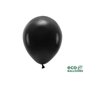 Eko baloni 26 cm pasteļi, melni (1 gab. / 100 gab.)