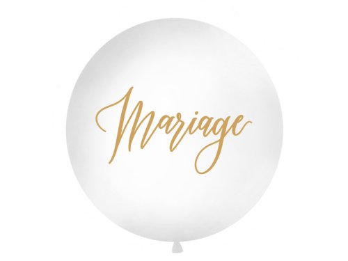 Giant Balloon 1 m, Mariage, white