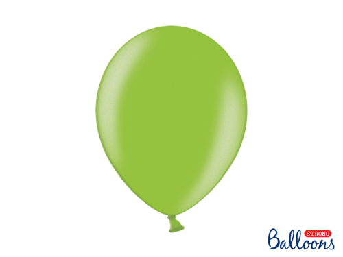 Spēcīgi baloni 30 cm, metāliski spilgti zaļi (1 pkt / 100 gab.)