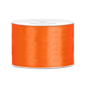 Satin Ribbon, orange, 50mm/25m