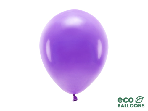 Eko baloni 26 cm pasteļtoņi, violeti (1 gab. / 100 gab.)